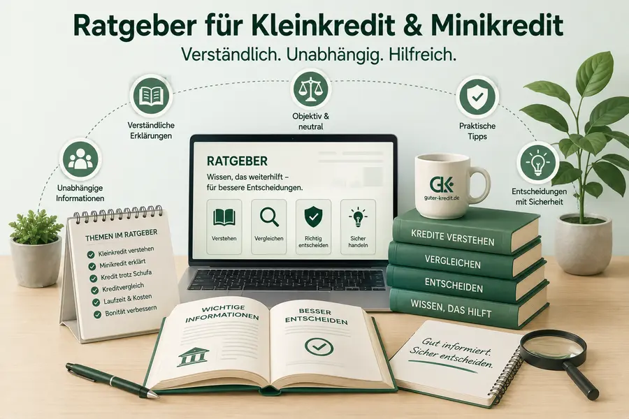 Ratgeber zu Kleinkredit und Minikredit